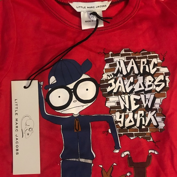 Marc Jacobs Little Marc 9 months red t-shirt - Picture 2 of 2